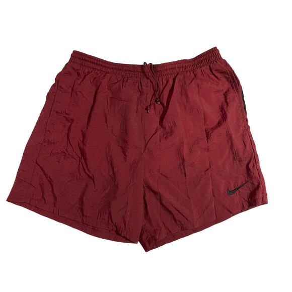 NIKE Swim Trunks Men’s Size L Vintage 80s 90s Big Check Logo Swoosh Board - Picture 5 of 7